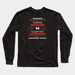 Hearns vs. Leonard Long Sleeve T-Shirt